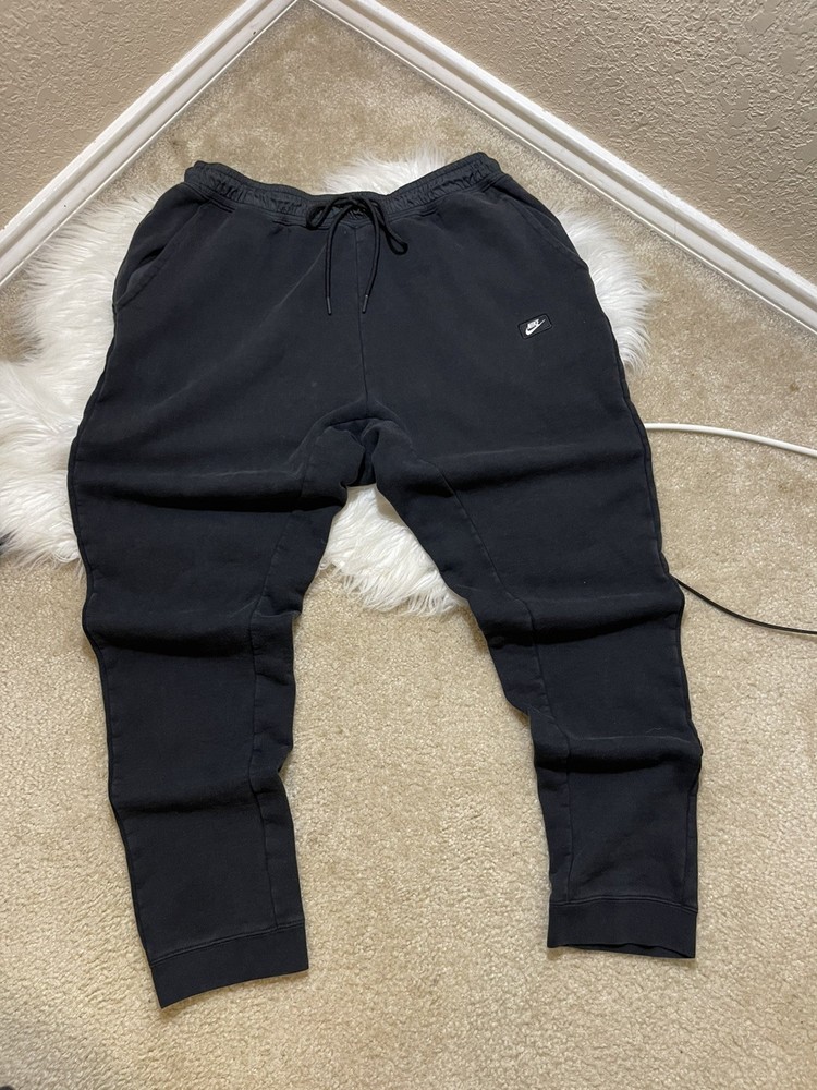 Nike Tech Fleece Joggers Sweatpants Pants Black Men's Size XL