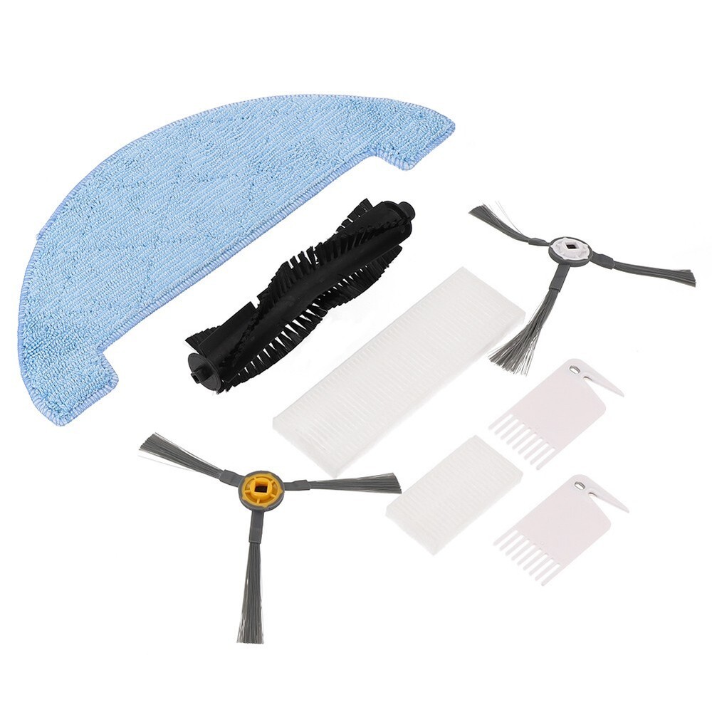 For +360 P7 Robot Vacuum Mop Accessory kit Side Brushes Water Tank Air Filters