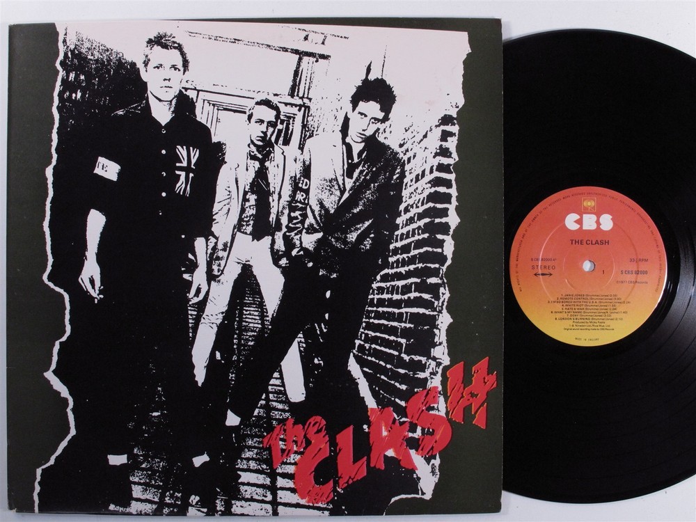 CLASH Self Titled CBS 82000 LP uk f