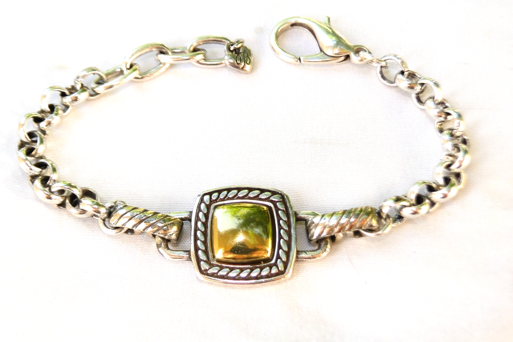 Altered Brighton Two-Tone Silver and Gold Bracelet for Women