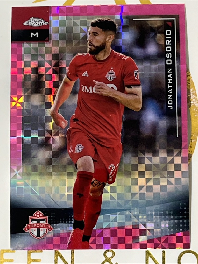 2021 Topps Chrome MLS - Jonathan Osorio #60 Pink X-Fractor