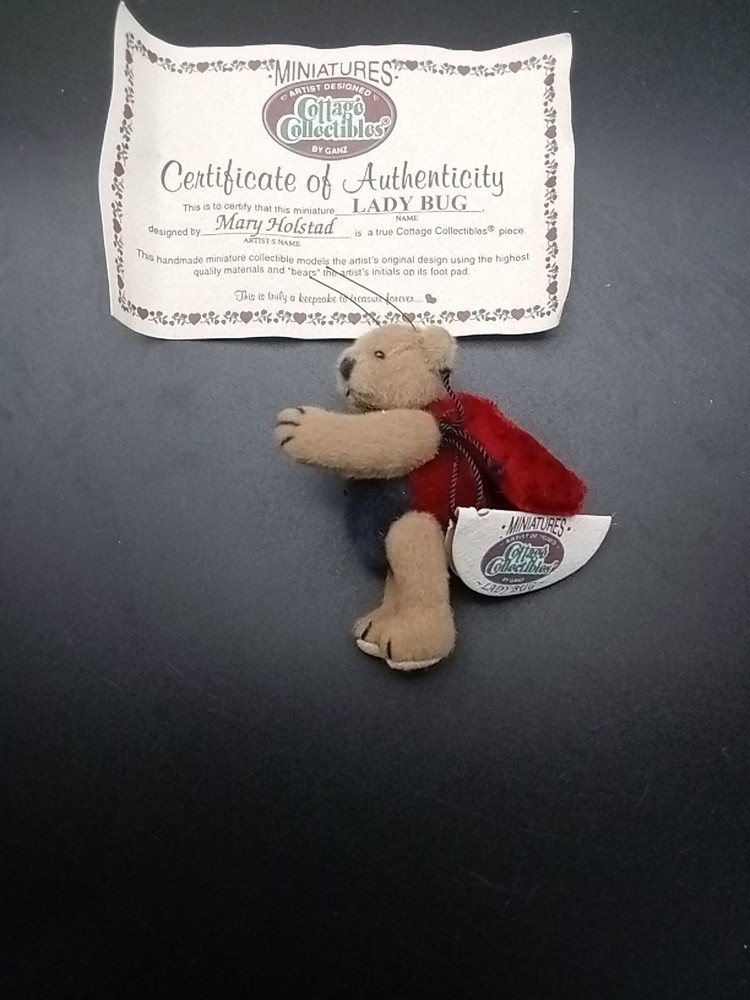 Cottage Collectibles Miniature Designed By Mary Holstad Name Lady Bug.
