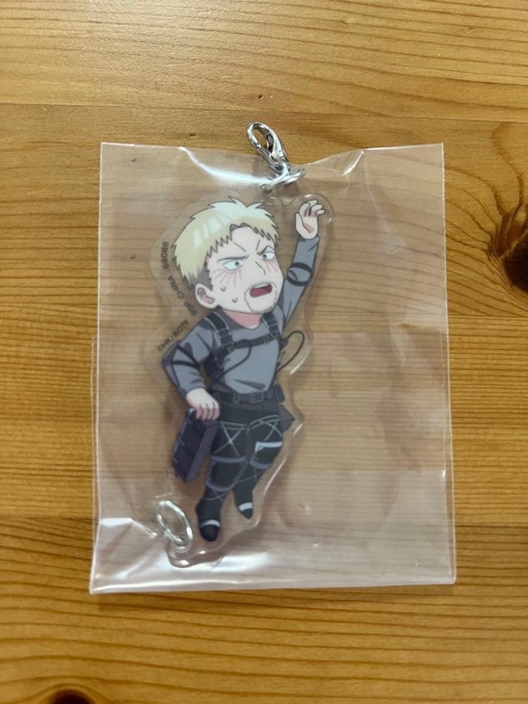 Attack on Titan Reiner Acrylic Charm Ichiban Kuji F Prize