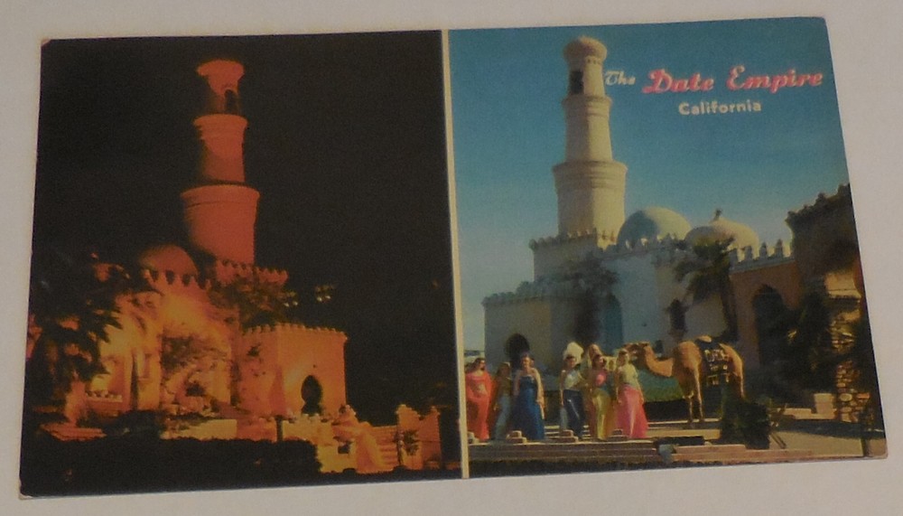 1 National Date Festival Indio California Postcard date Empire VTG