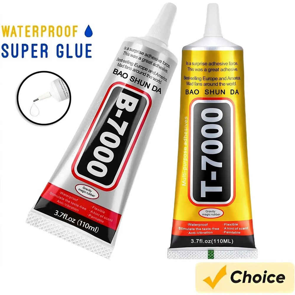 B7000 T7000 Phone Repair Glue Clear Black Adhesive LCD Glass DIY Craft