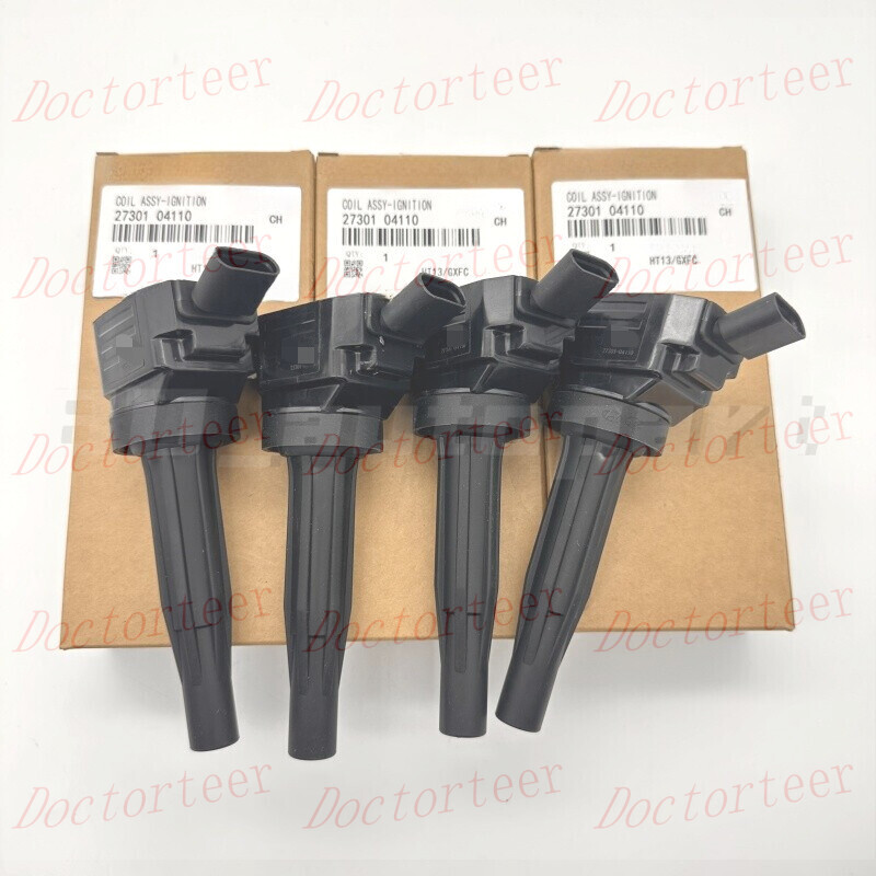 4Pcs Ignition Coil Assy 27301 04110 For Hyundai Kia 2730104110