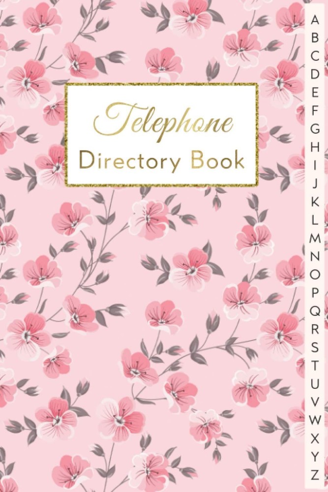 Telephone Directory Book: Blank Phone Books with Alphabetical A-Z, Records Name,
