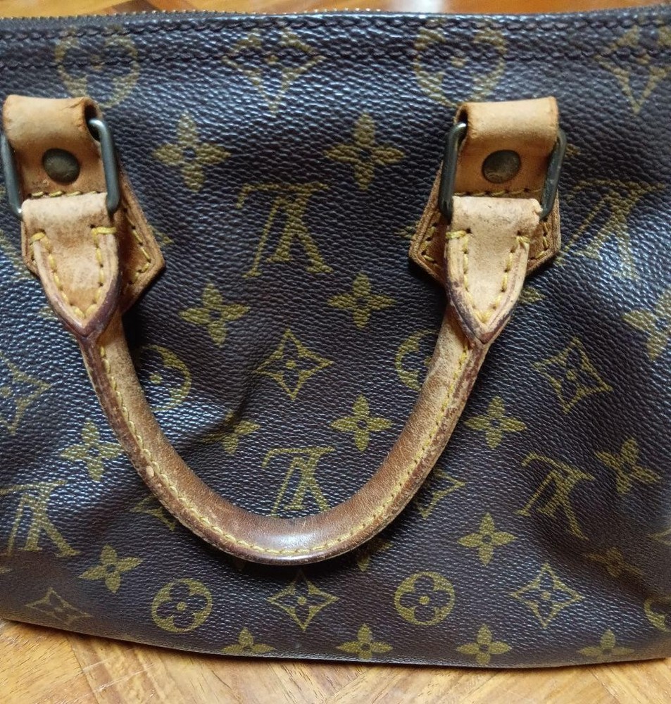 Louis Vuitton Speedy 25 Monogram Canvas Handbag Tote New