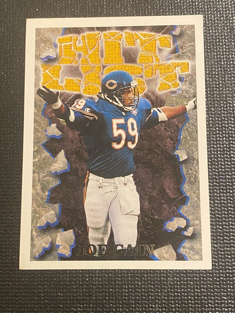 1995 Topps Hit List Joe Cain #3 Chicago Bears