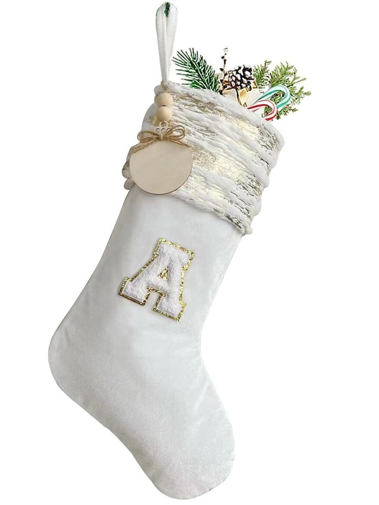 Personalized Cable Knitted Christmas Stockings, 20inch Large Xmas Hanging Sto...