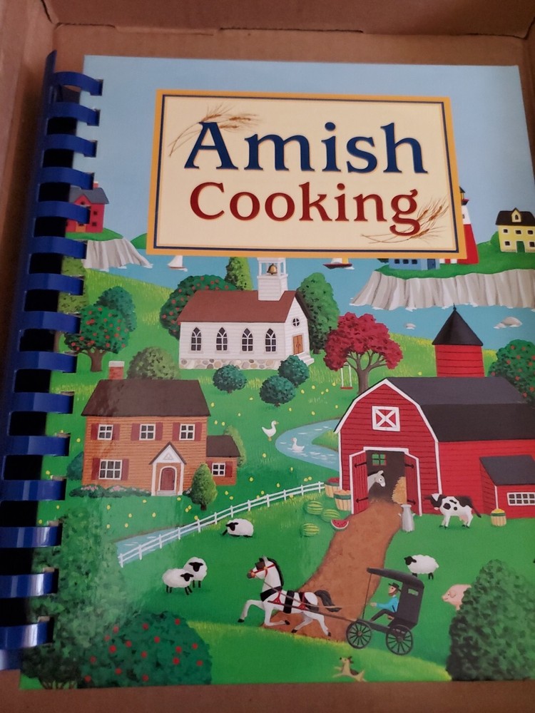 Amish Cooking Spiral Cookbook Hardcover by Publications International Ltd. 2004