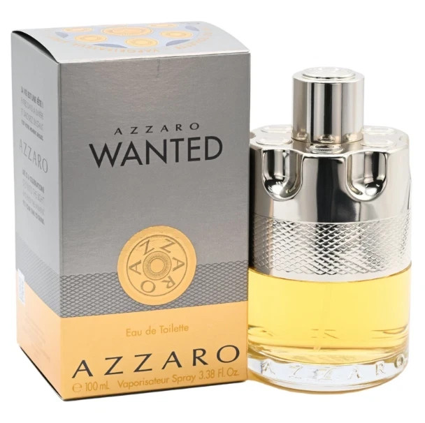 Azzaro Wanted Cologne Eau de Toilette for him 3.4 Oz 100 ml