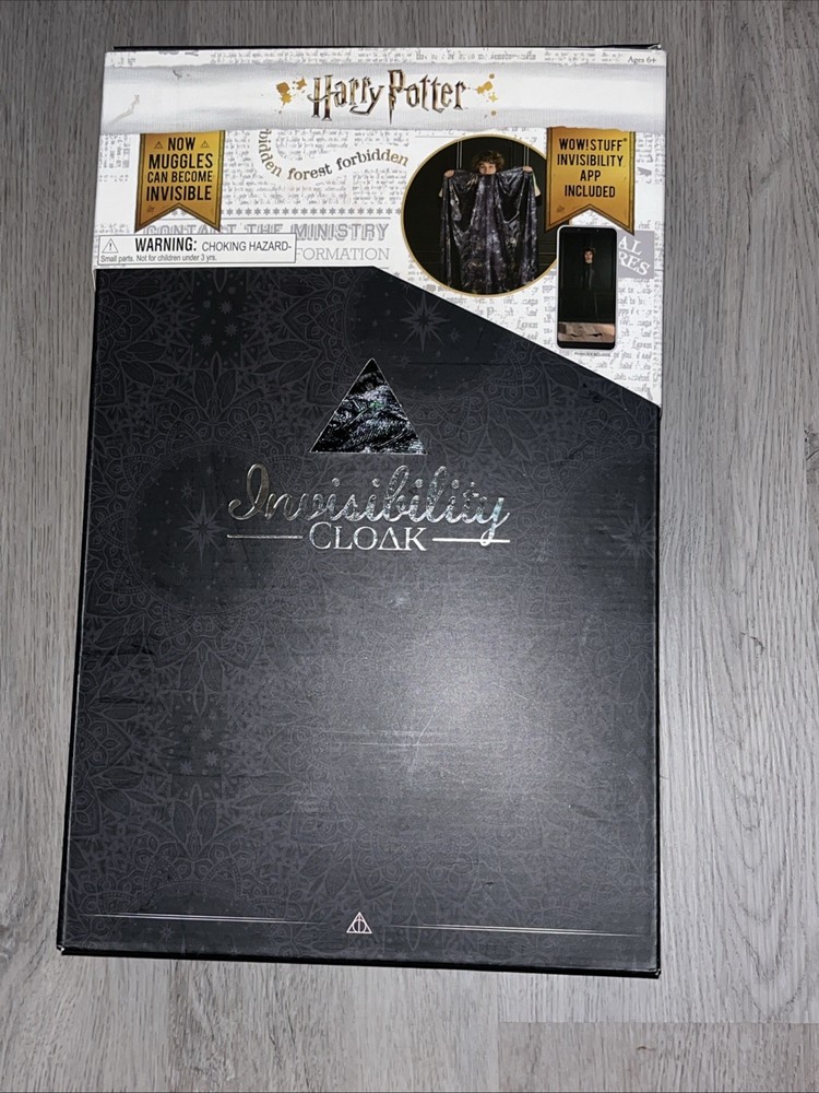 Harry Potter Invisibility Cloak Deluxe Edition w/ App & Tripod – Open Box