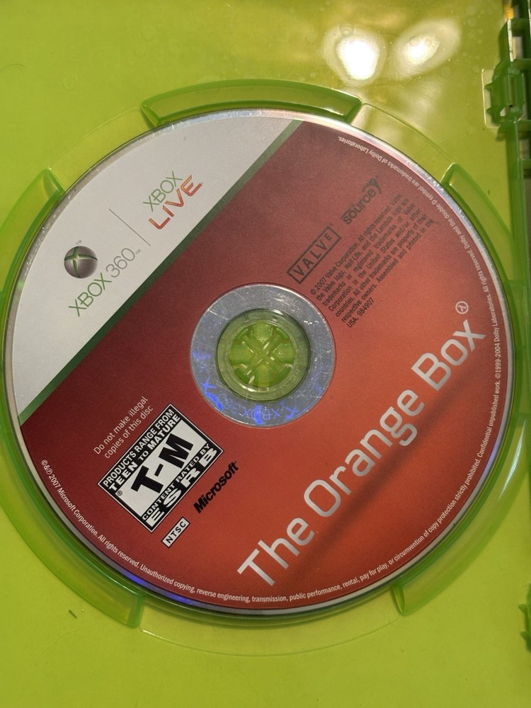 The Orange Box Xbox 360 Disc Only Tested And Working