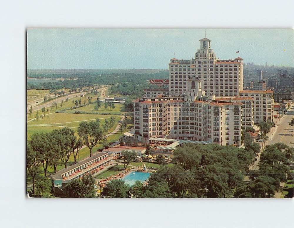 Postcard Edgewater Beach Hotel Chicago Illinois USA