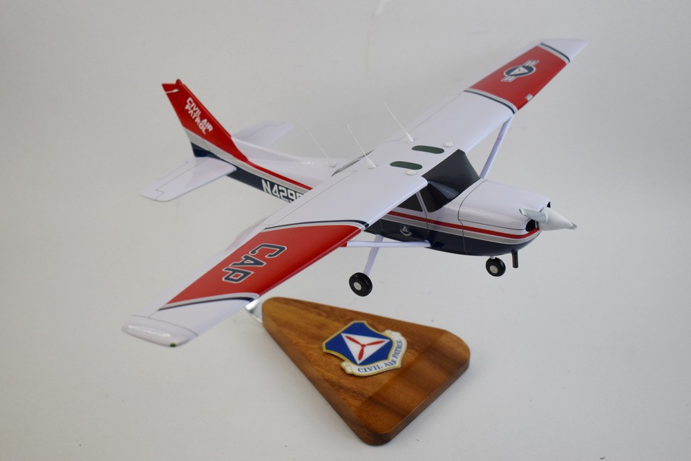 Cessna® 172 Skyhawk, Civil Air Patrol, 18in Mahogany Model