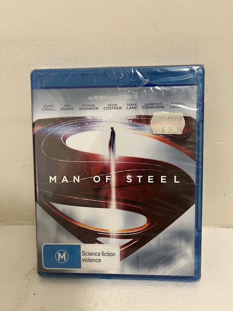 Man of Steel (Blu-ray, 2013) Brand New Sealed