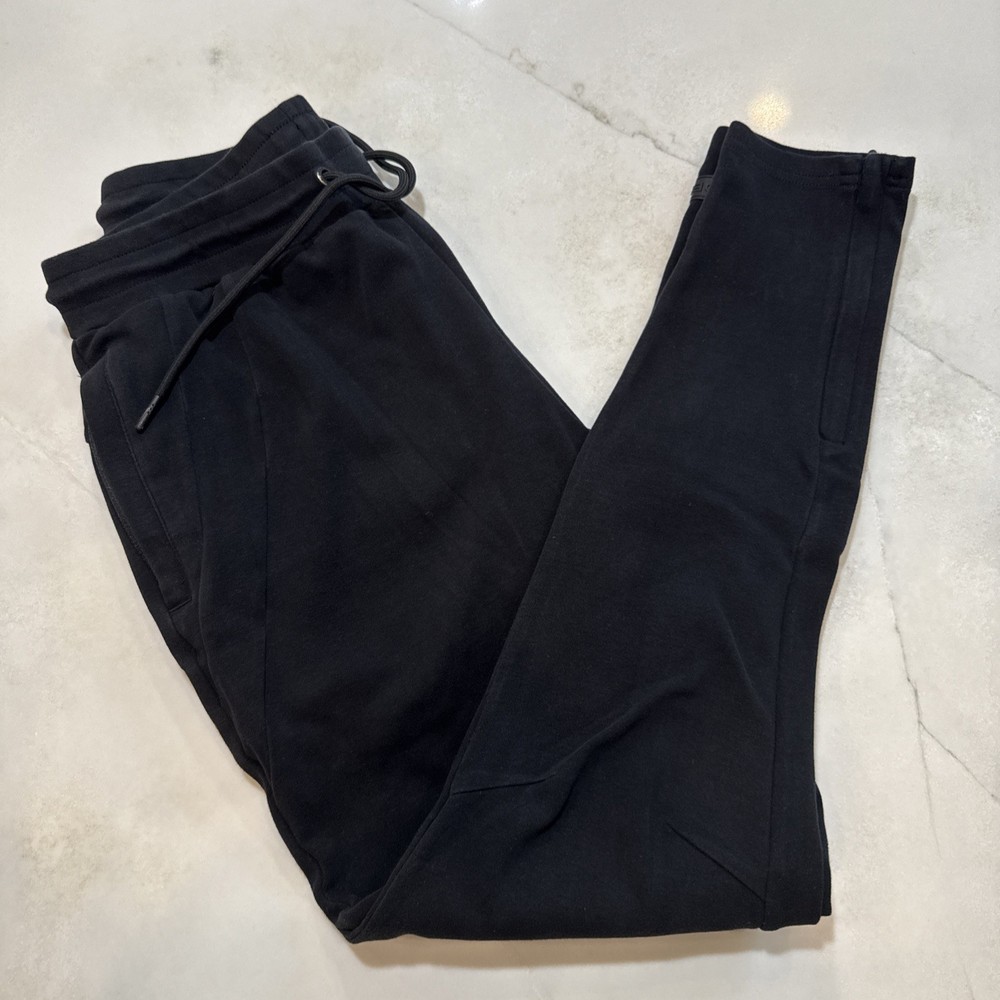 Alphalete Women’s Staple Jogger Pants Black Drawstring Tapered Size Large