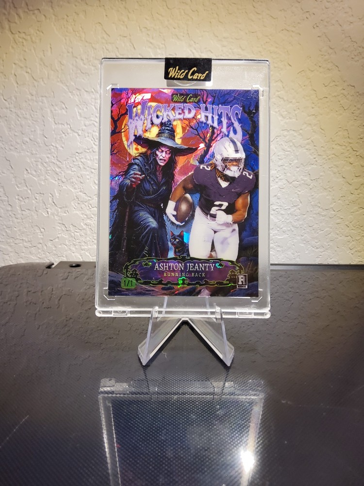 Ashton Jeanty 1/1 Wicked Hits SP - 2025 Wild Card