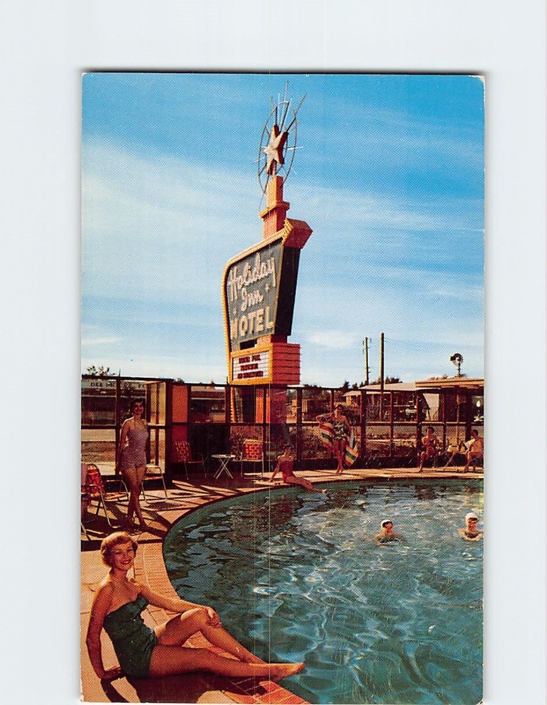 Postcard Holiday Inn Motel Amarillo Texas USA
