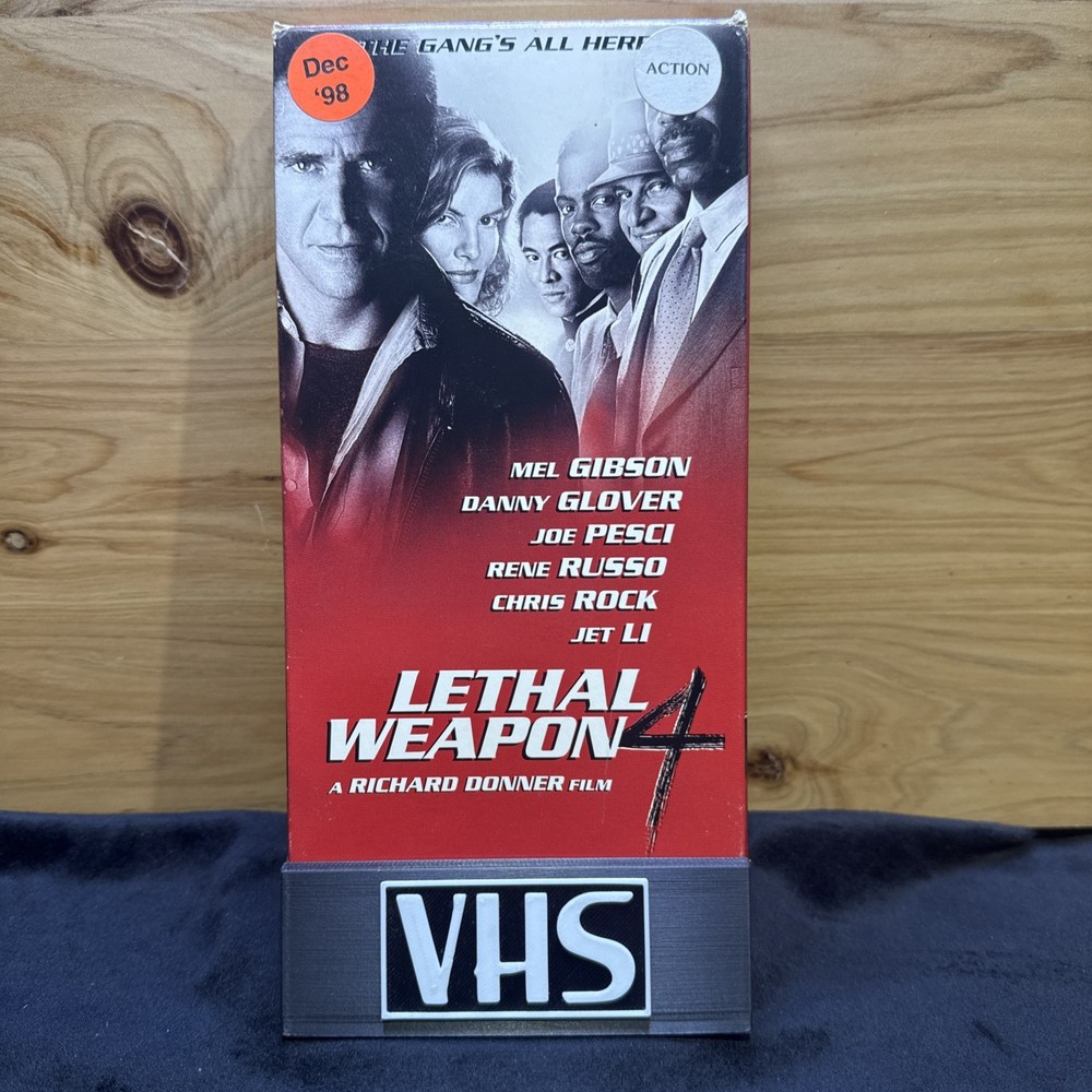Lethal Weapon 4 (VHS, 1998) * Buy 2 Get 1 Free - Bundle Shipping Discount