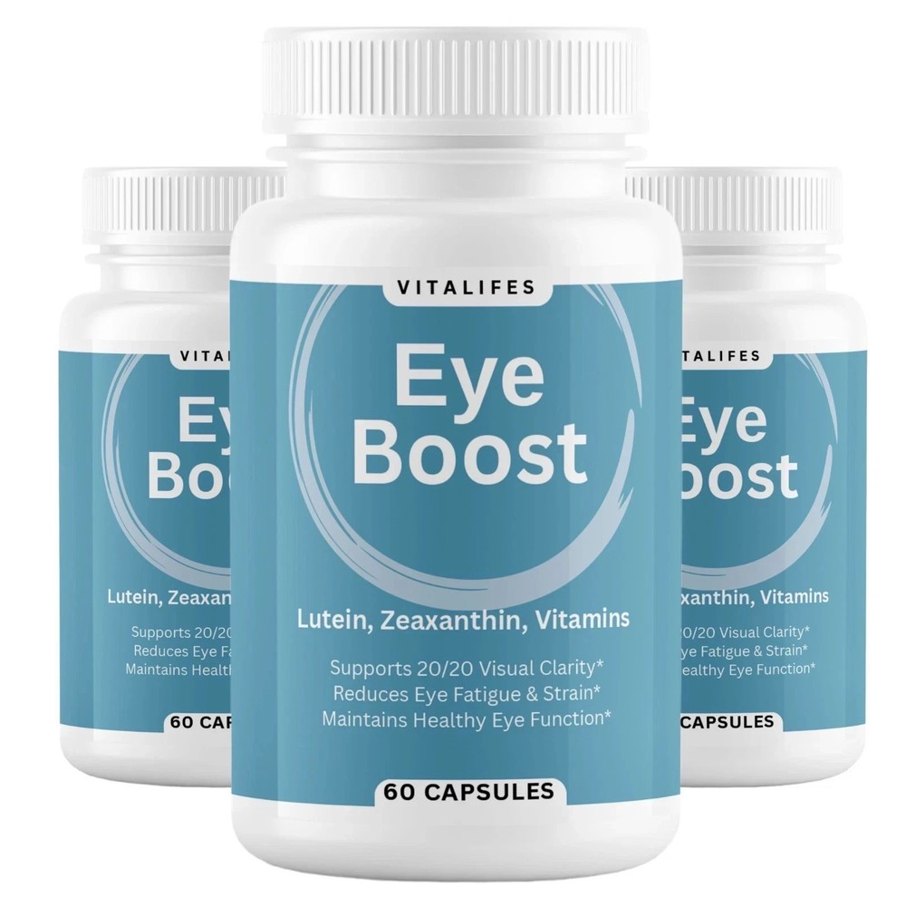 (3 Pack) Eye Boost Support Healthy Eye Vision & Function Eyeboost 60 Capsules