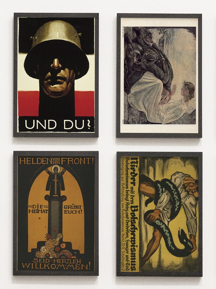 Lot: 4 Posters 1st WW2 Germany 