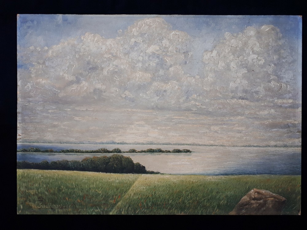 Painting, Oil on Panel, signed 