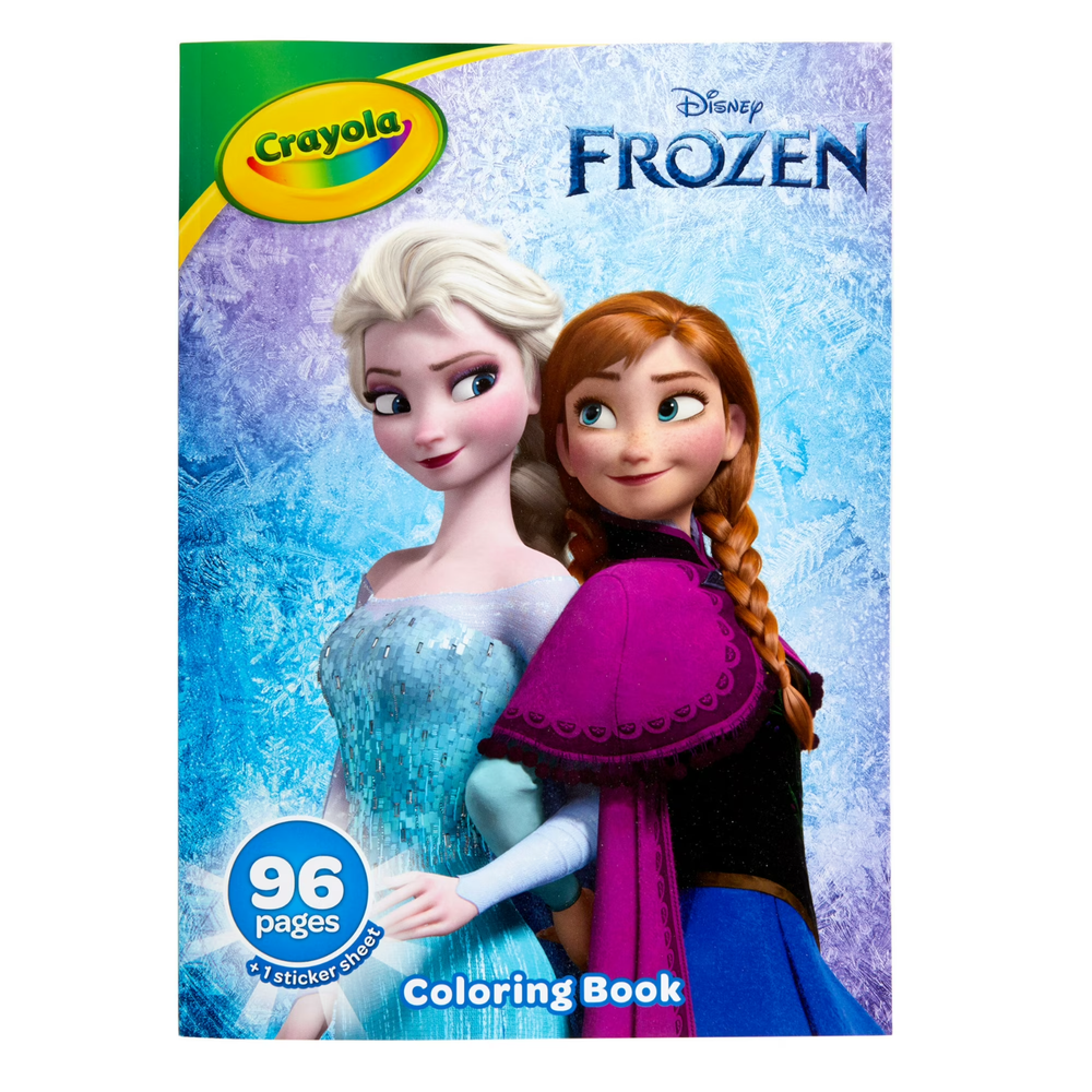 Crayola Frozen 2 Coloring Book with Stickers, 96 Pgs, Arts & Crafts Supplies