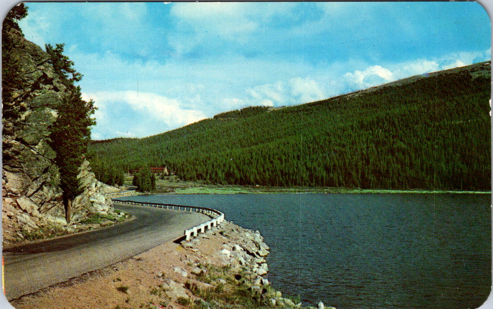 Vintage Postcard Echo Lake Lodge Denver Mountain Park Colorado