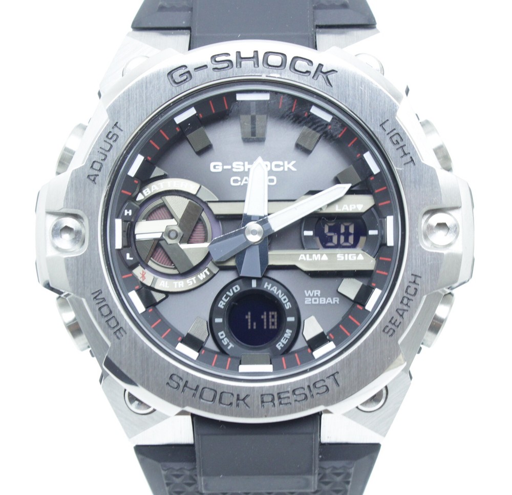 Casio G-Shock Men Wristwatch Solor Quartz Stainless Steel Bluetooth GST-B4000