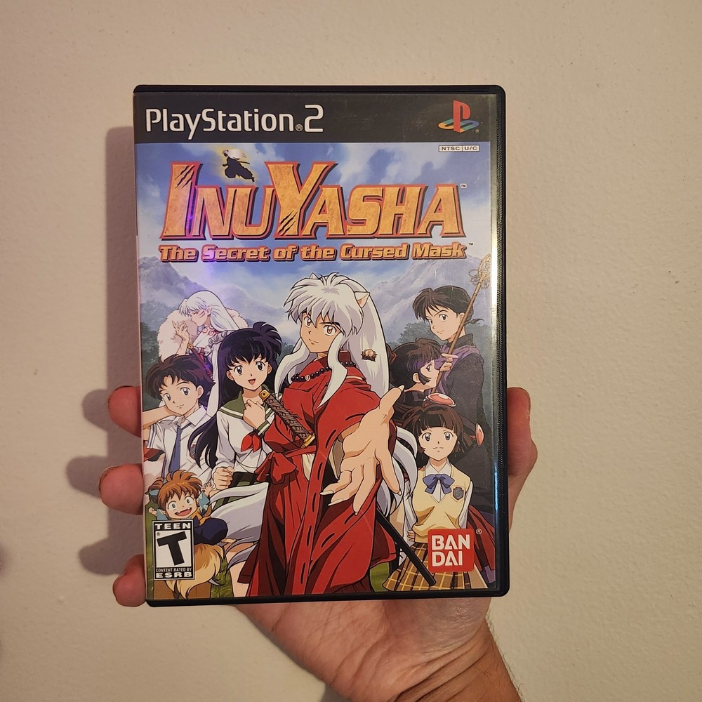 Inuyasha: The Secret of the Cursed Mask (Sony PlayStation 2, 2004) PS2 NO Manual