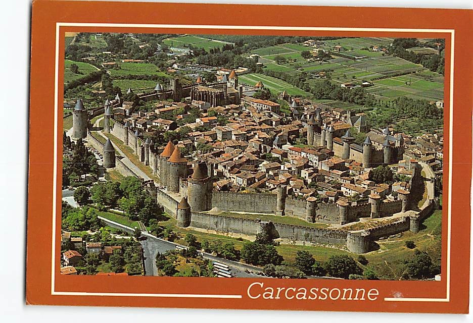 Postcard Vue generale de la Cite Carcassonne France