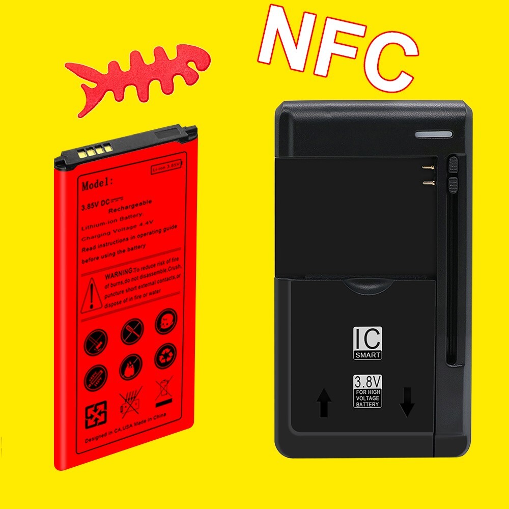 6820mAh Rechargeable NFC Battery Universal Charger f Samsung Galaxy S5 SM-G900M