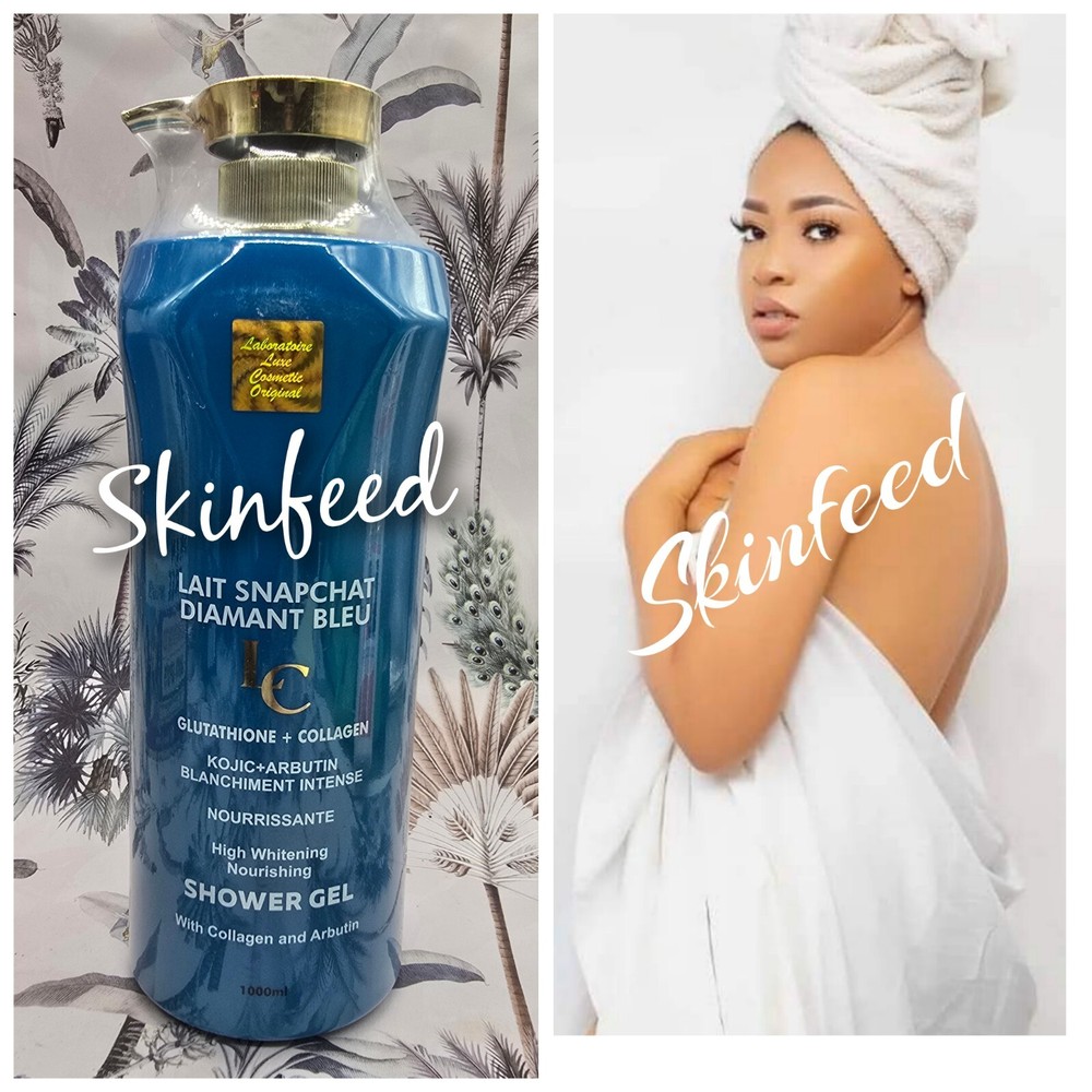 Lait Snapchat Diamond Blue Glutathione Collagen Body Wash 1000ml