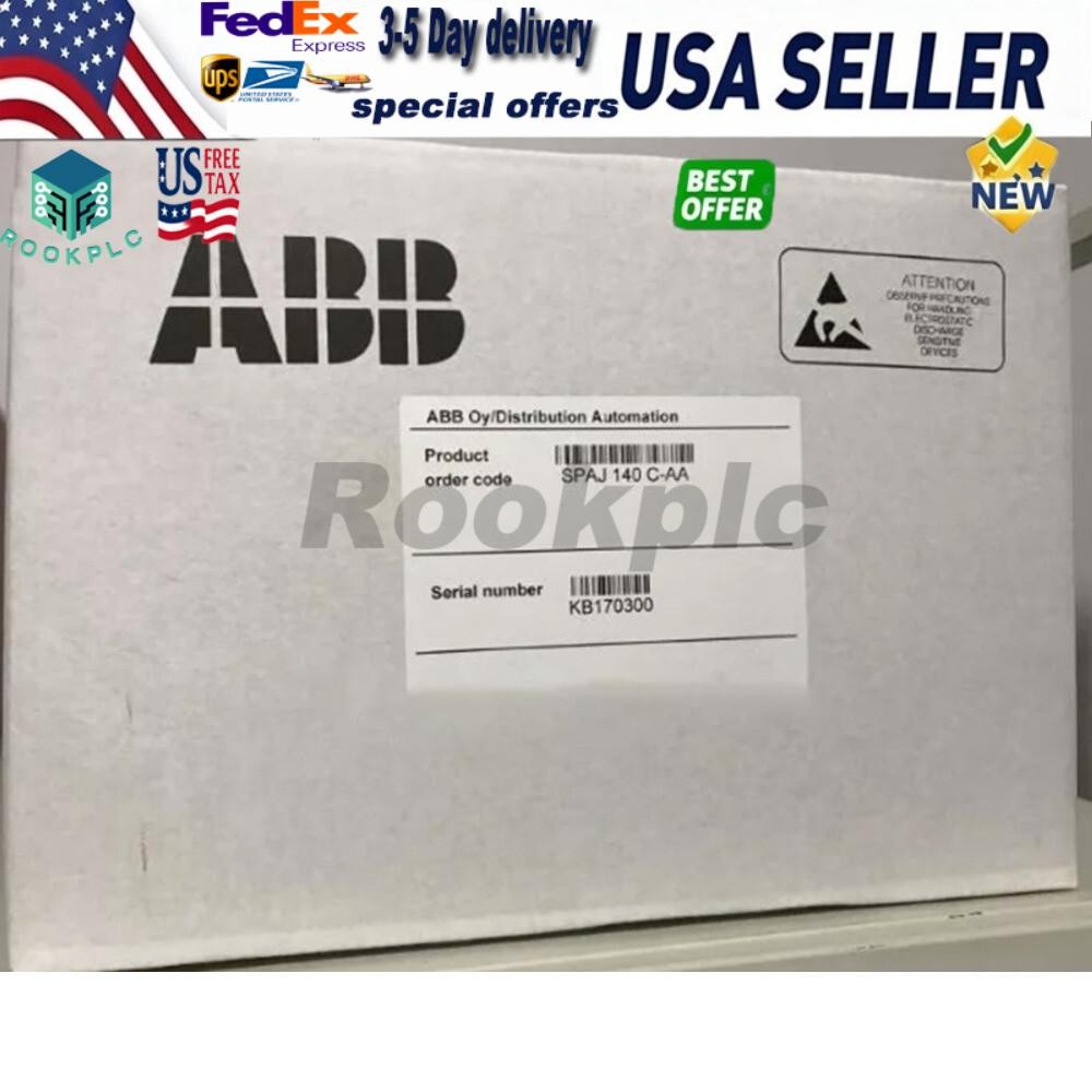 New ABB SPAJ140C-AA ，SPAJ 140 C-AA Relay US Free TAX