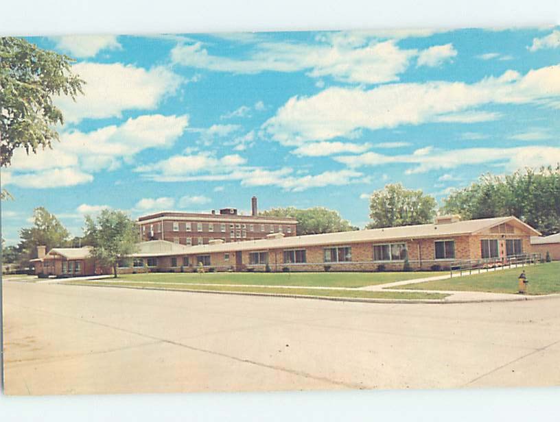 Chrome BUILDINGS SCENE Boone - Near Ames Iowa IA m/09 AH3666