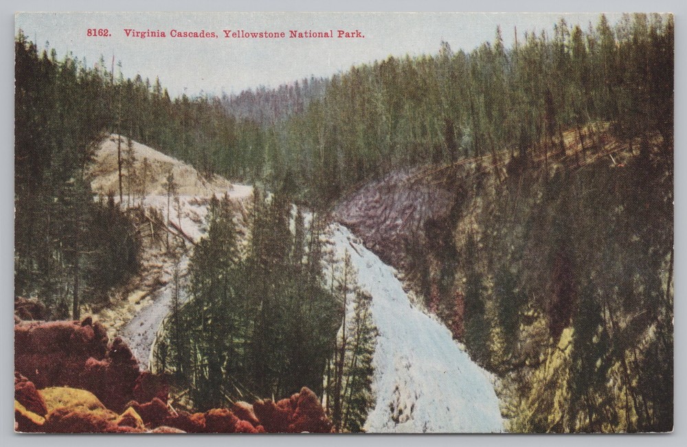National & State Parks~Virginia Cascades~Yellowstone National Park~Vintage PC