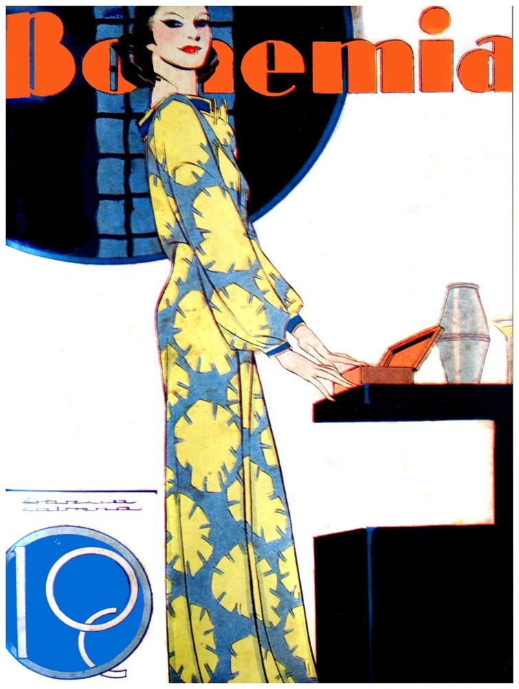 352.Art Decoration POSTER.Graphics to decorate home.Cuban  Magazine Lady.Deco.