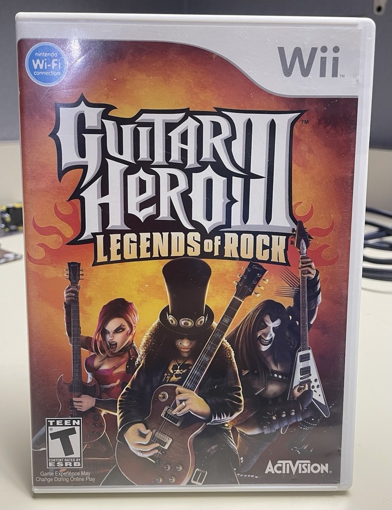 Guitar Hero III: Legends of Rock Wii CIB, Tested