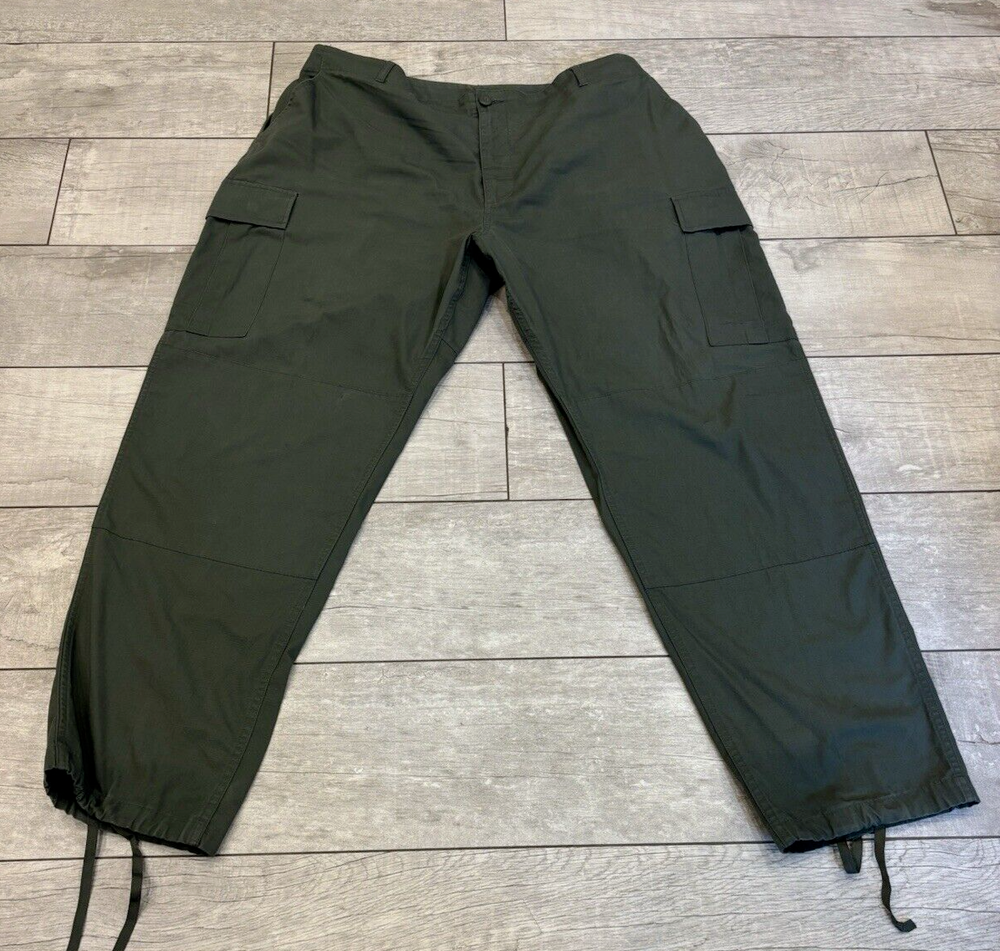 Genuine Gear 2XL Tactical Combat Cargo Pants with Adjustable Waist in Army Green  
