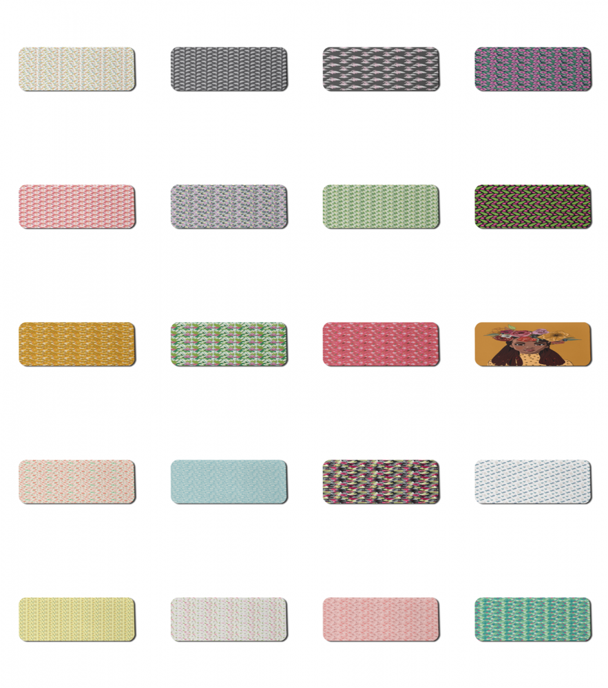 Ambesonne Floral Vivid Rectangle Non-Slip Mousepad, 31