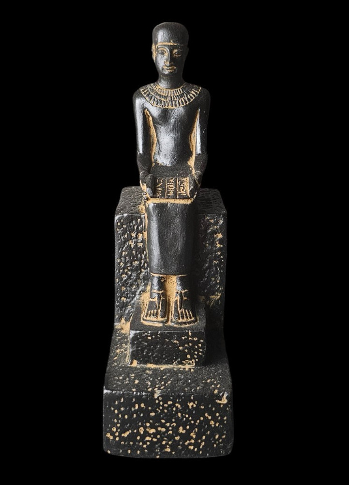 Museum Imhotep Statue - Ancient Egyptian Engineer Imhotep