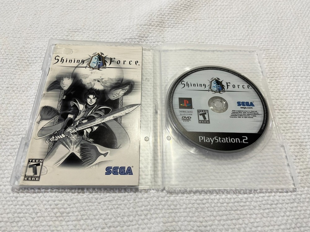 Shining Force NEO (Sony PlayStation 2, 2005) DISC AND MANUAL ONLY