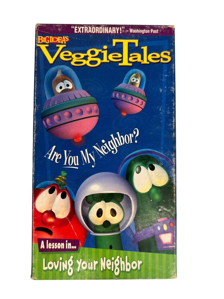 Veggie Tales Are You My Neighbor?  VHS 1995
