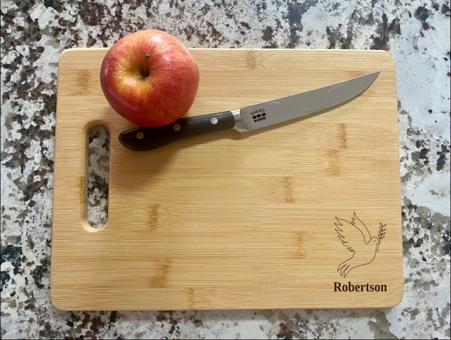 Dove Cutting Board | Bird Charcuterie Board | Custom Serving Tray |