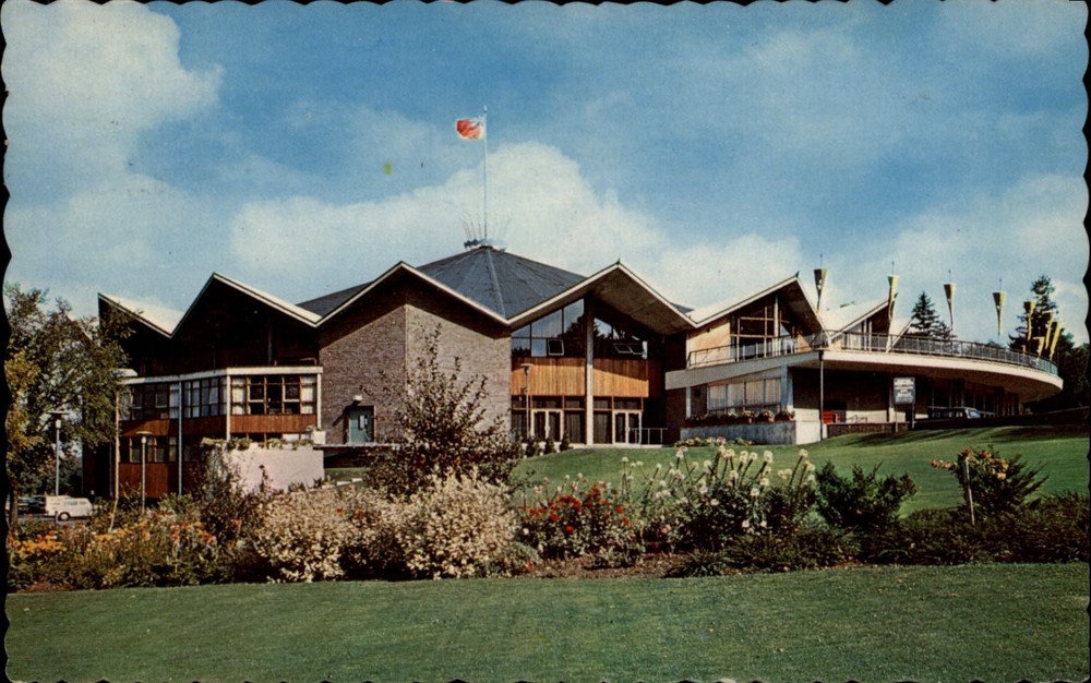 Festival Theatre Stratford Ontario Canada vintage postcard s537