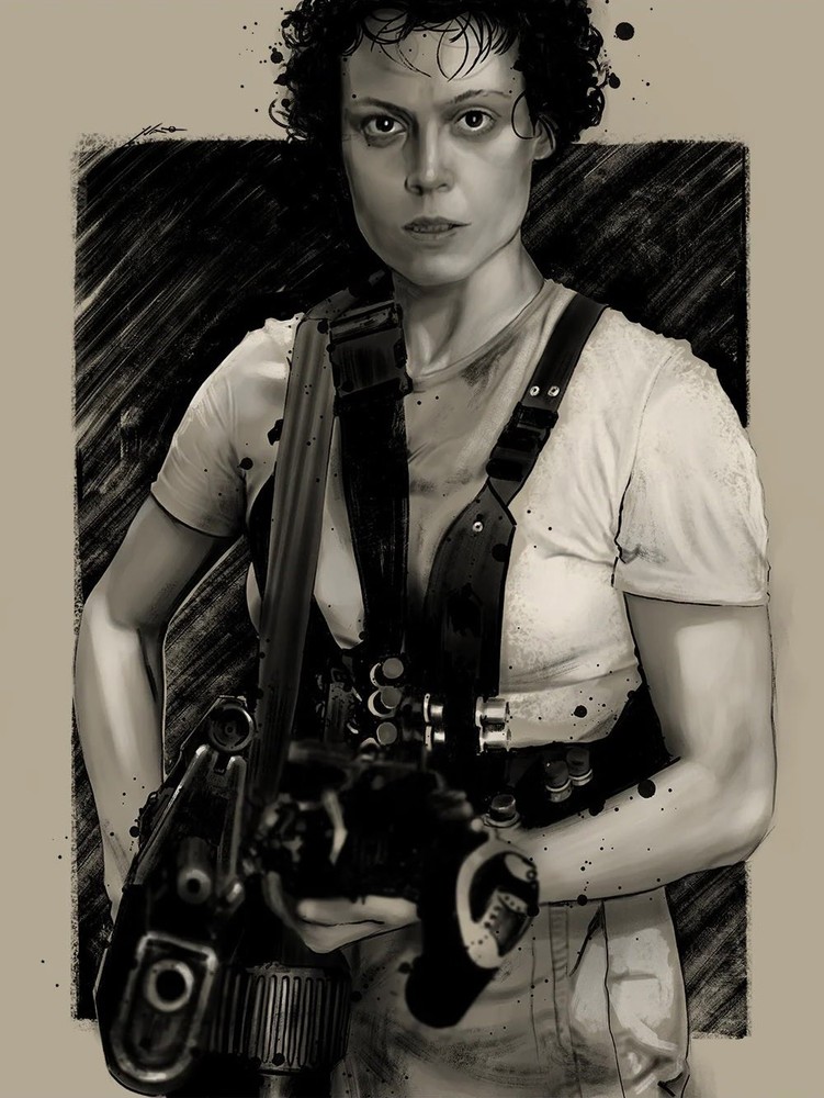 Alien by Yvan Quinet 11/100 18” x 24” Screen Print Movie Art PosterEdition # 11 of 100, 18” x 24” Size, New
