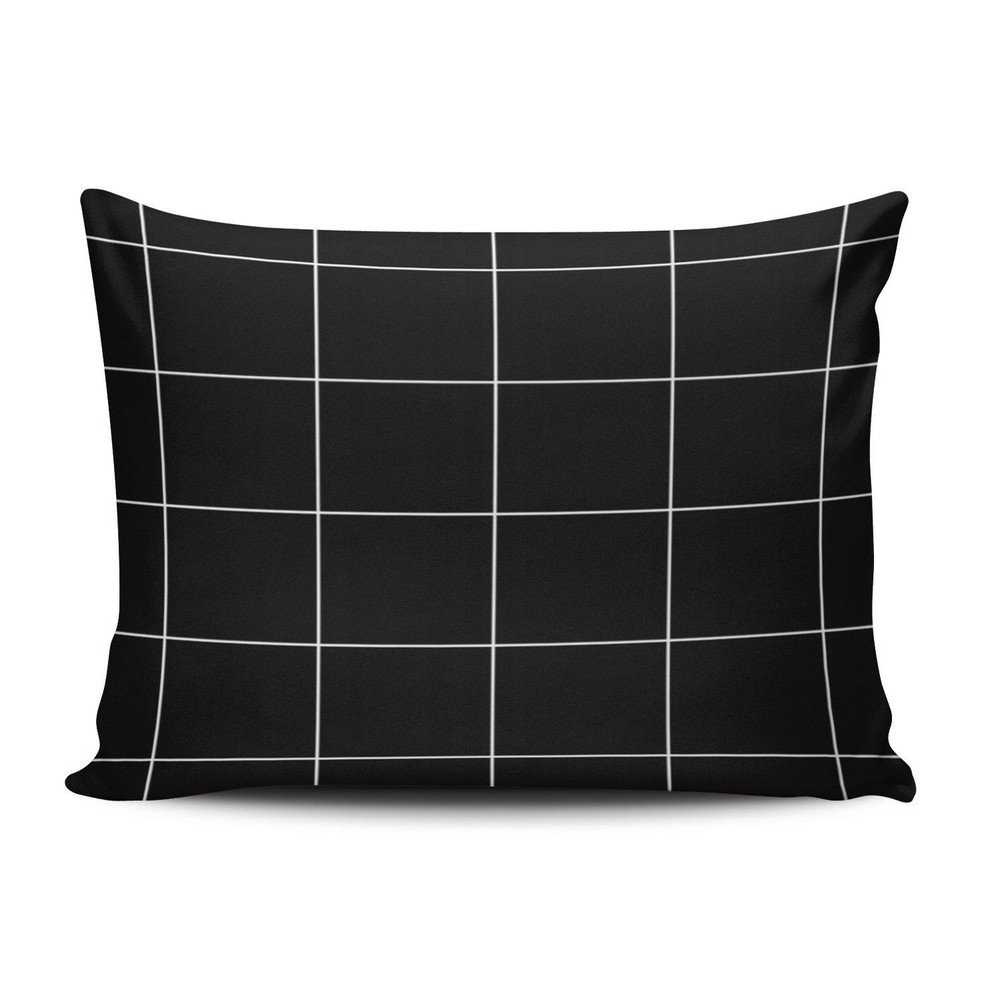 Personalized Black and White Check Gingham Grid Pattern Rectangle Decorative ...