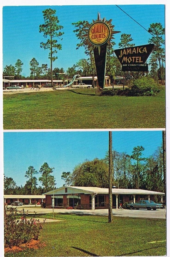 Florida Postcard Callahan Quality Court Motel Jamaica